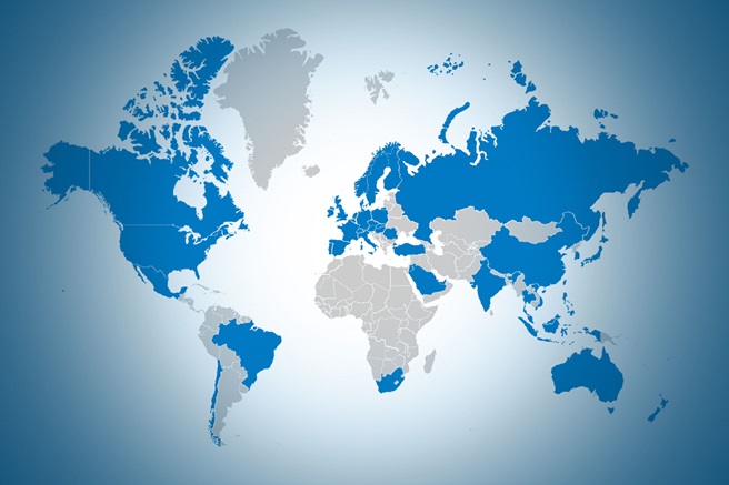 World Map Graphic