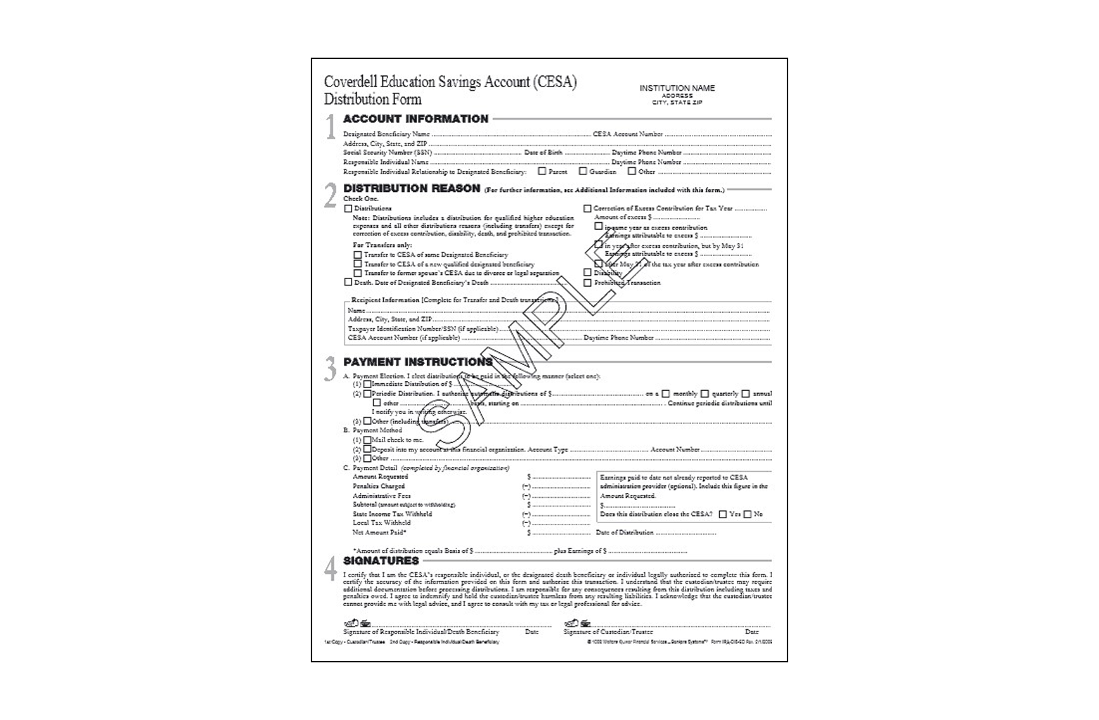 Printed Ira Hsa And Mortgage Materials Wolters Kluwer