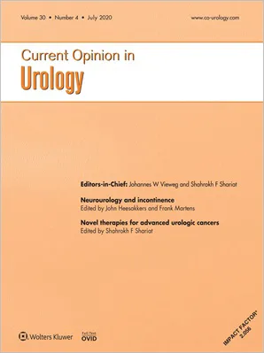Current Opinion in Urology cover