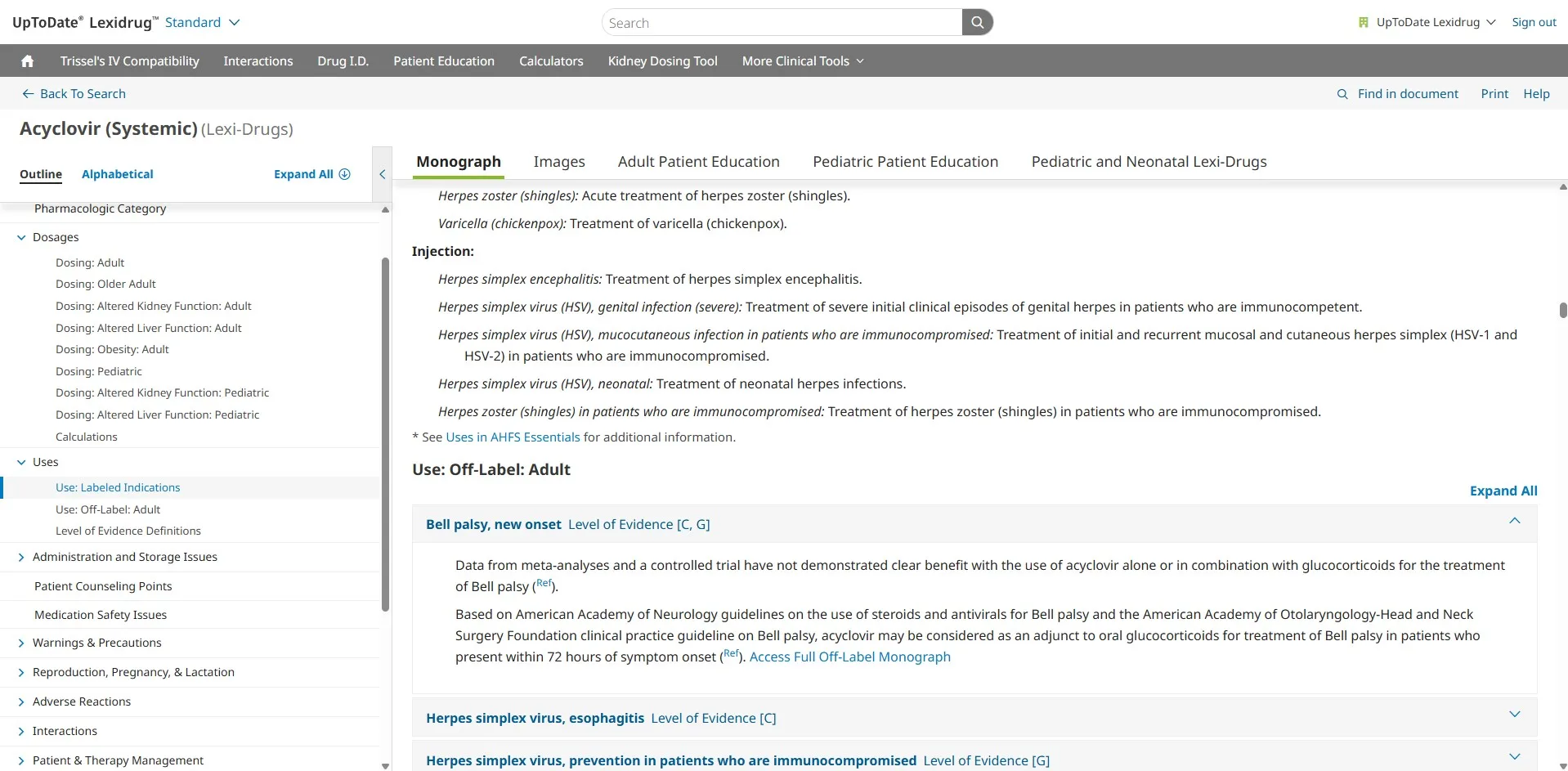 Linking to Other Content from a Monograph