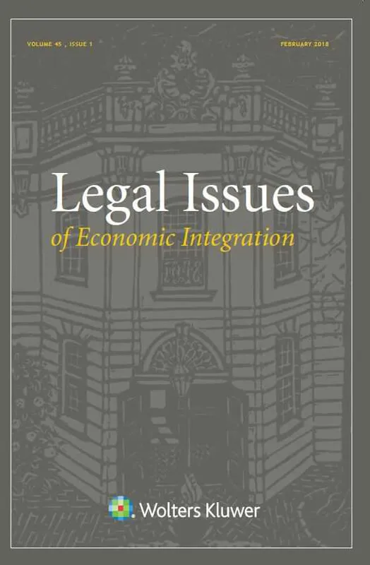 Journal Legal Issues of Economic Integration