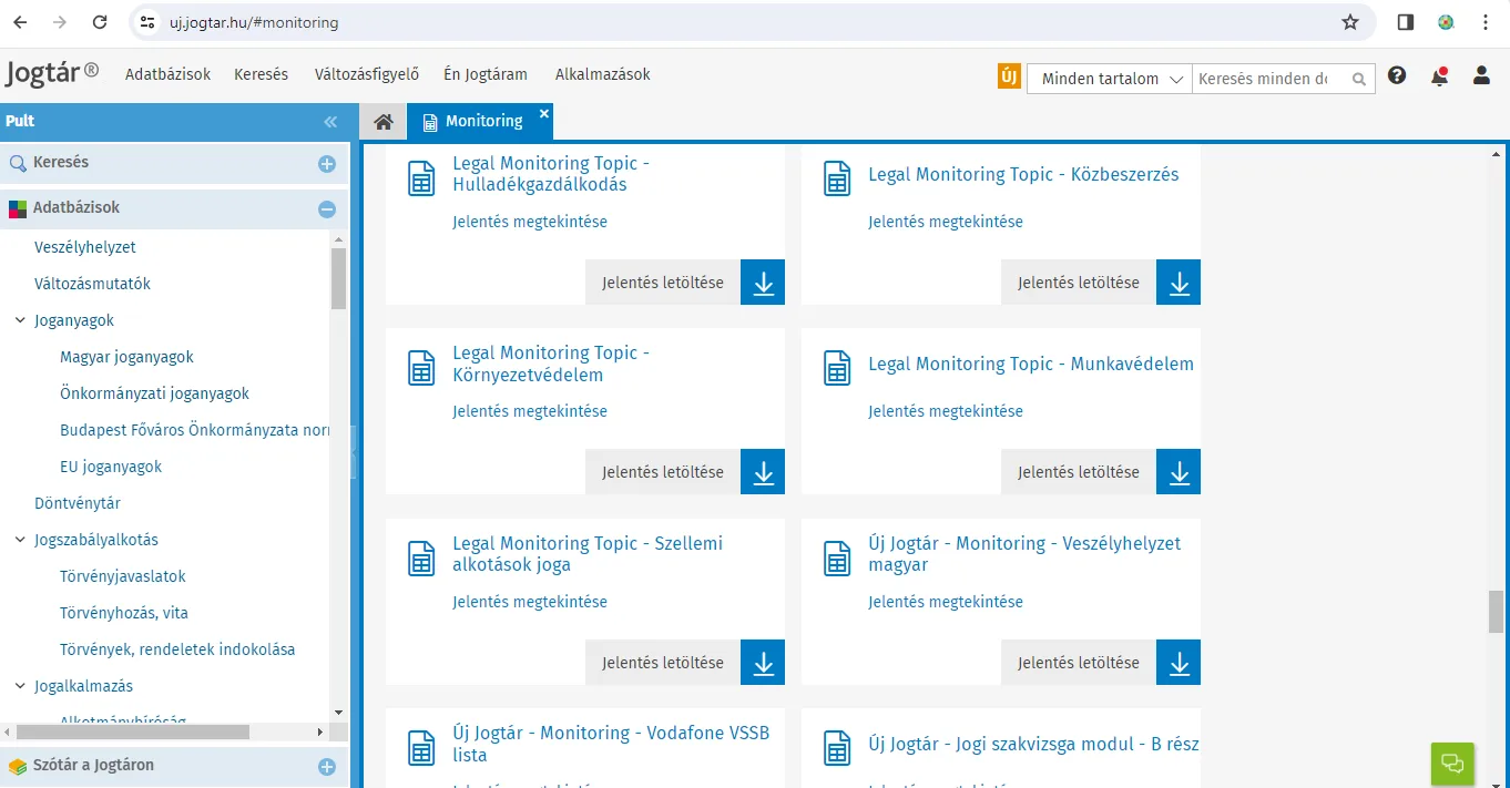 Jogtár oktatás - Legal Monitoring 2 - Topic.png