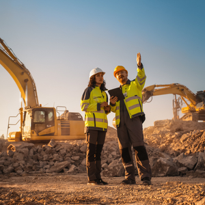 construction supervisors on a construction site