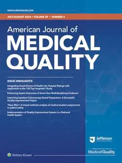 American Journal of Medical Quality cover