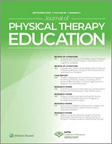 Journal of Physical Therapy Education cover