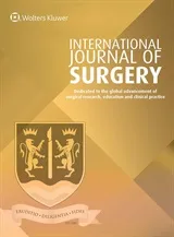 International Journal of Surgery cover