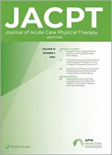 Journal of Acute Care Physical Therapy cover