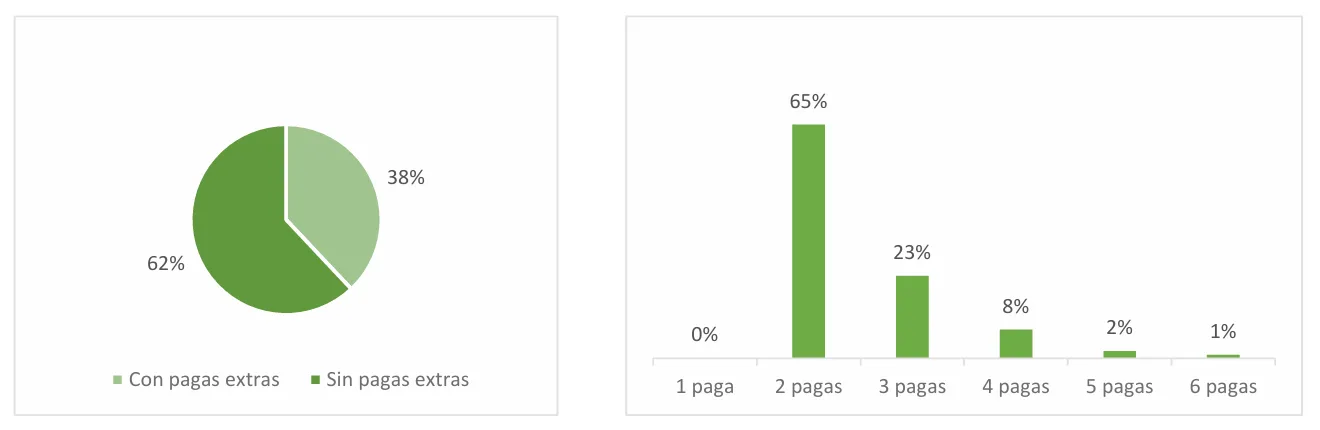 grafica distribucion pagas extras