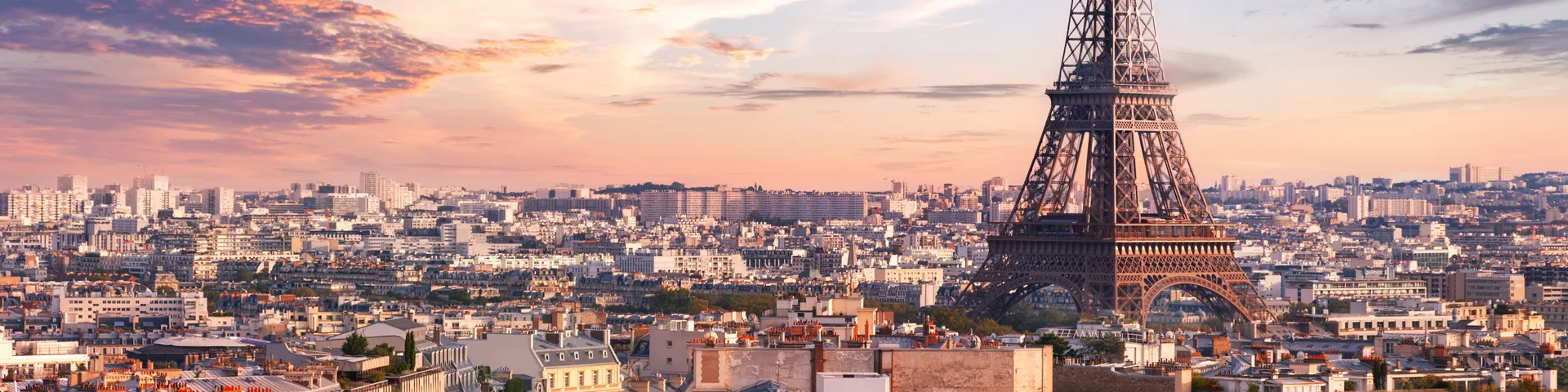 Cityscape of Paris with Eiffel Tower