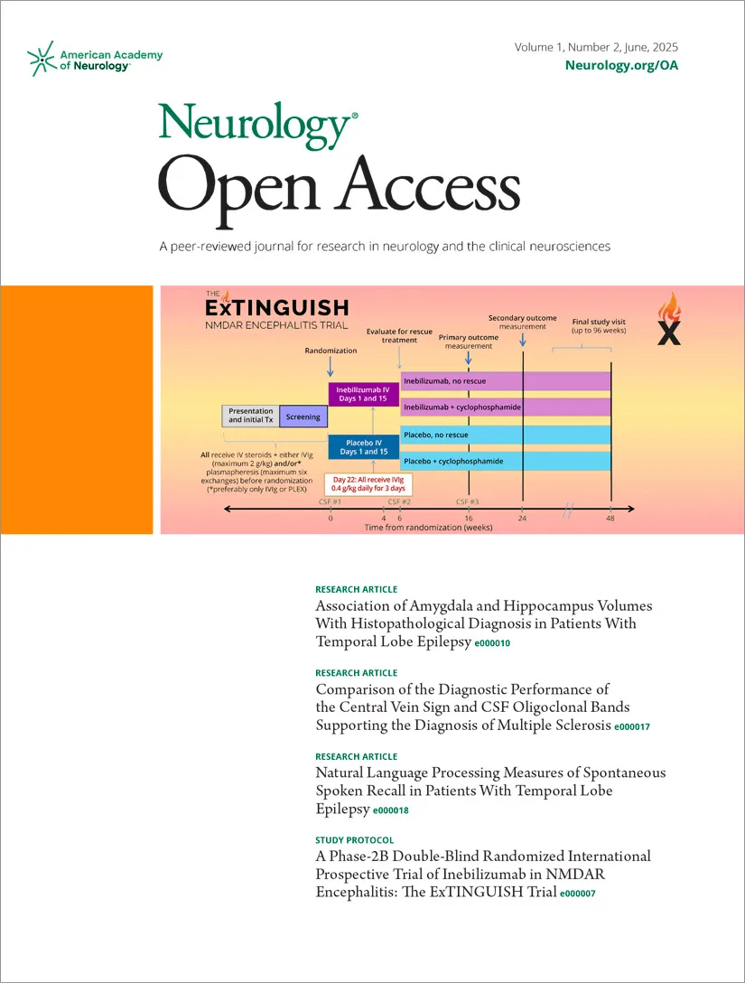 Neurology Open Access cover
