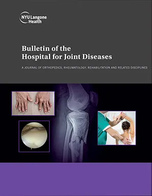 Bulletin of the Hospital for Joint Diseases cover
