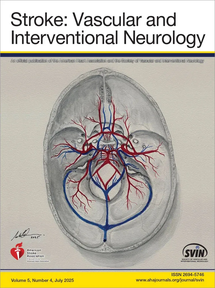 Stroke: Vascular and Interventional Neurology cover