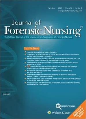 Journal of Forensic Nursing cover