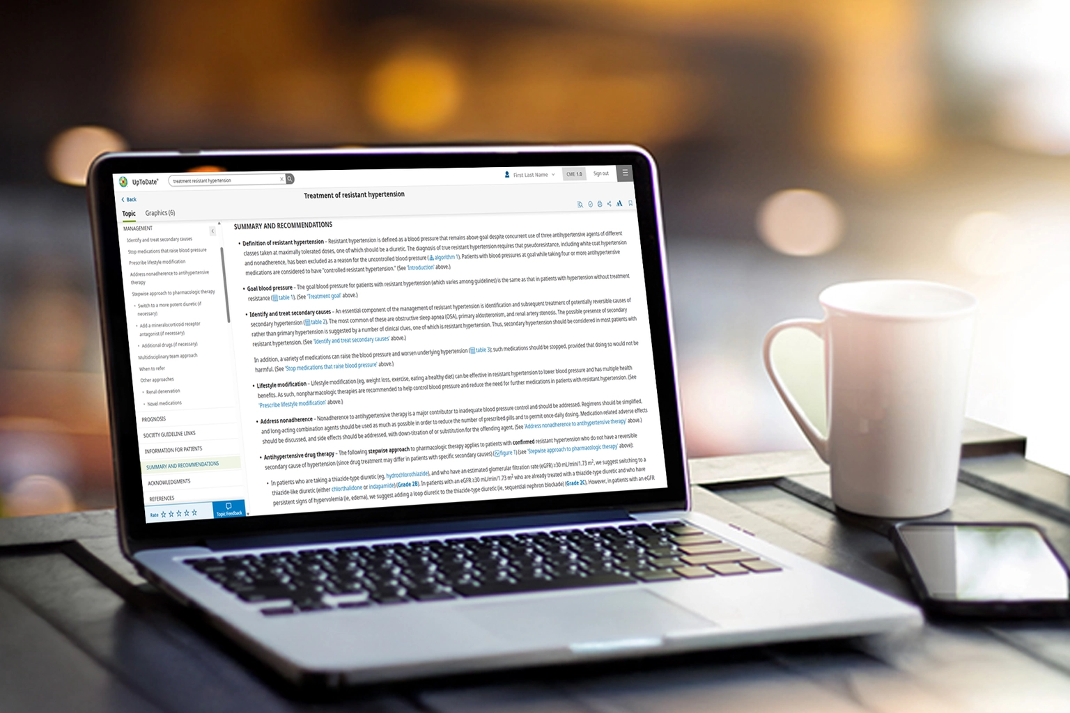 UpToDate with Expert AI: Point-of-care clinical decision support for medical professionals 