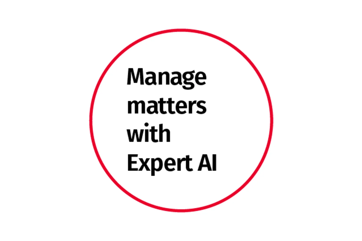 Manage matters with Expert AI