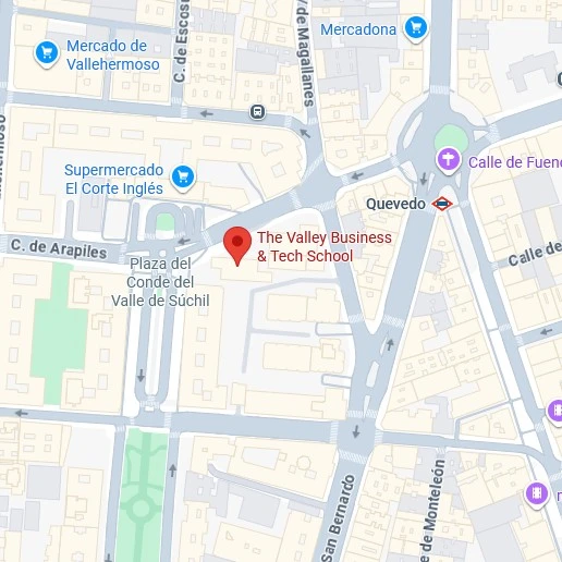 Map of The Valley Digital Business School