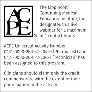 This is the ACPE webinar feature image for the Sentri7 AMS CE webinar from CSC in October 2026 - Beyond the Basics: Building a high-performing antimicrobial stewardship program