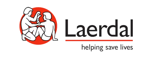 Laerdal, helping save lives logo