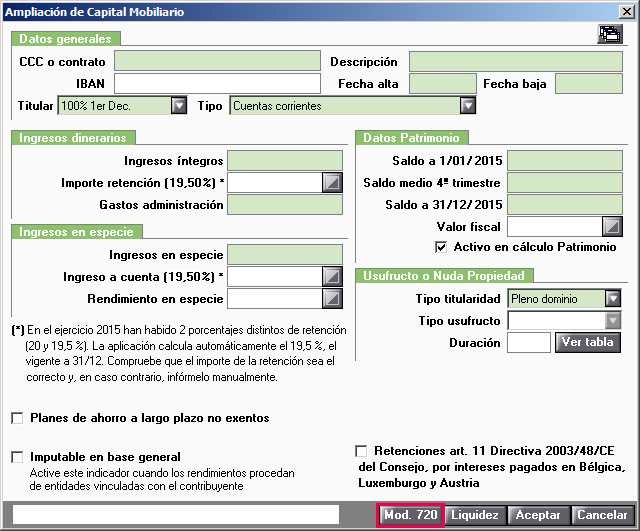ampliacion capital mobiliario