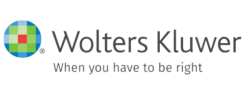 Wolters Kluwer, when you have to be right logo