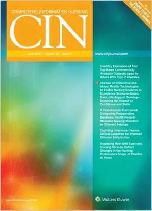 CIN: Computers, Informatics, Nursing cover