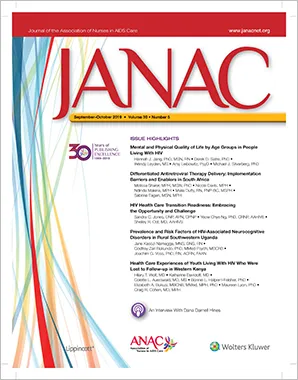 Journal of the Association of Nurses in AIDS Care cover