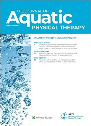 The Journal of Aquatic Physical Therapy cover