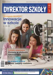 Okładka Dyrektor Szkoły 8/2021