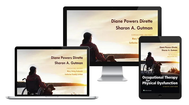Occupational Therapy for Physical Dysfunction book cover on multiple device screens