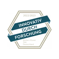 Stifterverband vergibt Siegel "Innovativ durch Forschung" an Wolters Kluwer Tax & Accounting Deutschland