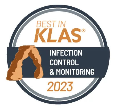 Best in Klas Infection Control & Monitoring 2023 logo