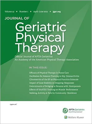 Journal of Geriatric Physical Therapy cover